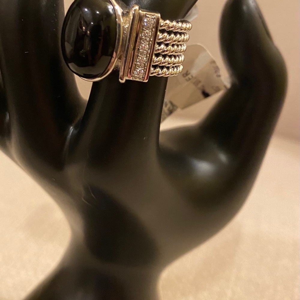 5 Twisted Braid Sterling Silver Ring - image 4